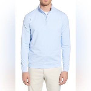 *Never Worn* PETER MILLAR Perth Stripe Quarter Zip Performance Pullover ++NEW++